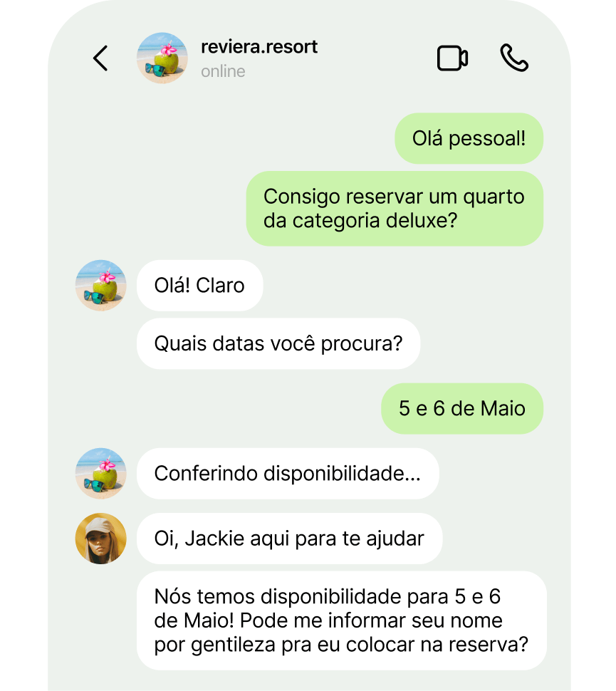 Respostas automatizadas, sem atrasos Image