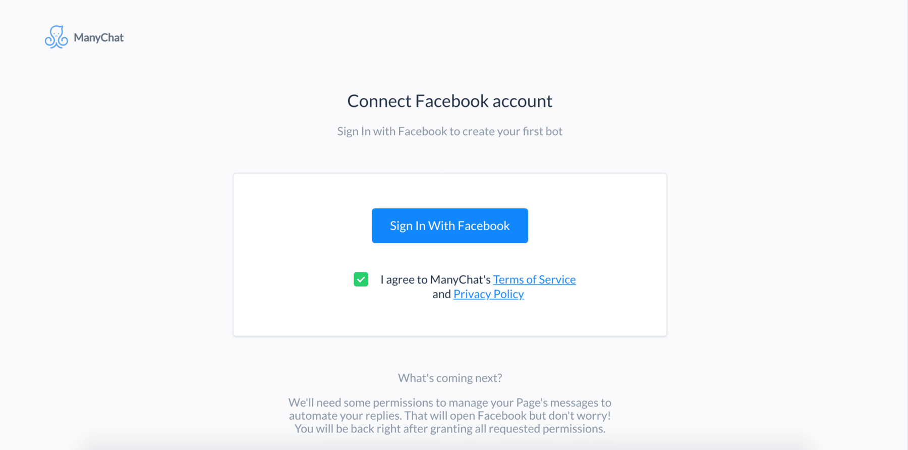 Manychat Sign In