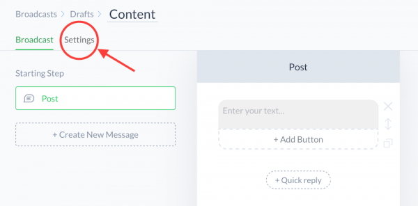 Sending Broadcasts Through Facebook Messenger with Manychat