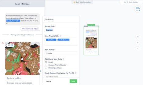 Messenger Payments in Manychat Feature Dynamic Pricing