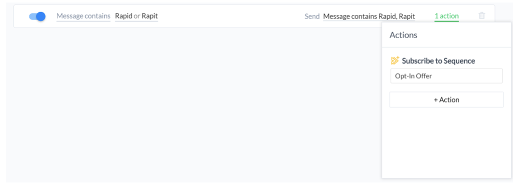 Rapid Fired Pizza Manychat Sequence Example | Restaurant Chatbot Strategy