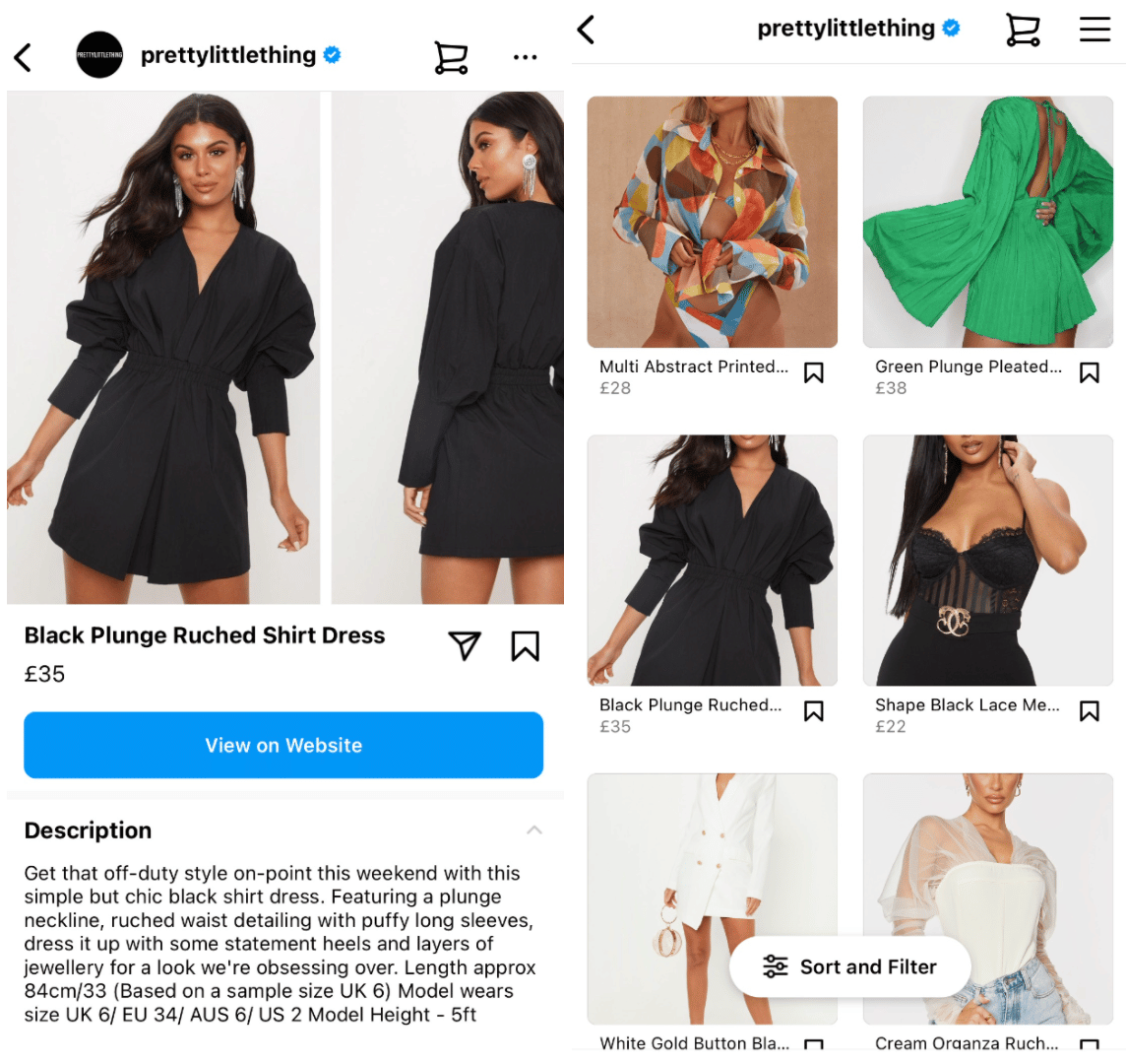 how to make an instagram shop 