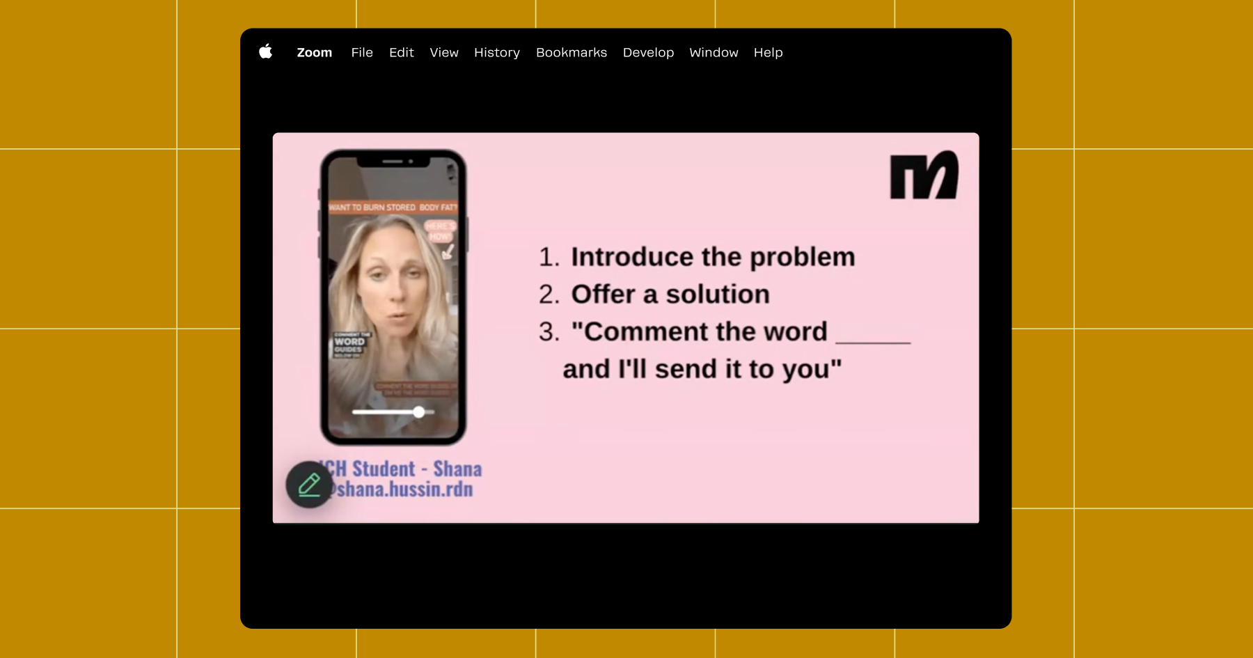 Screenshot of Brock Johnson example 