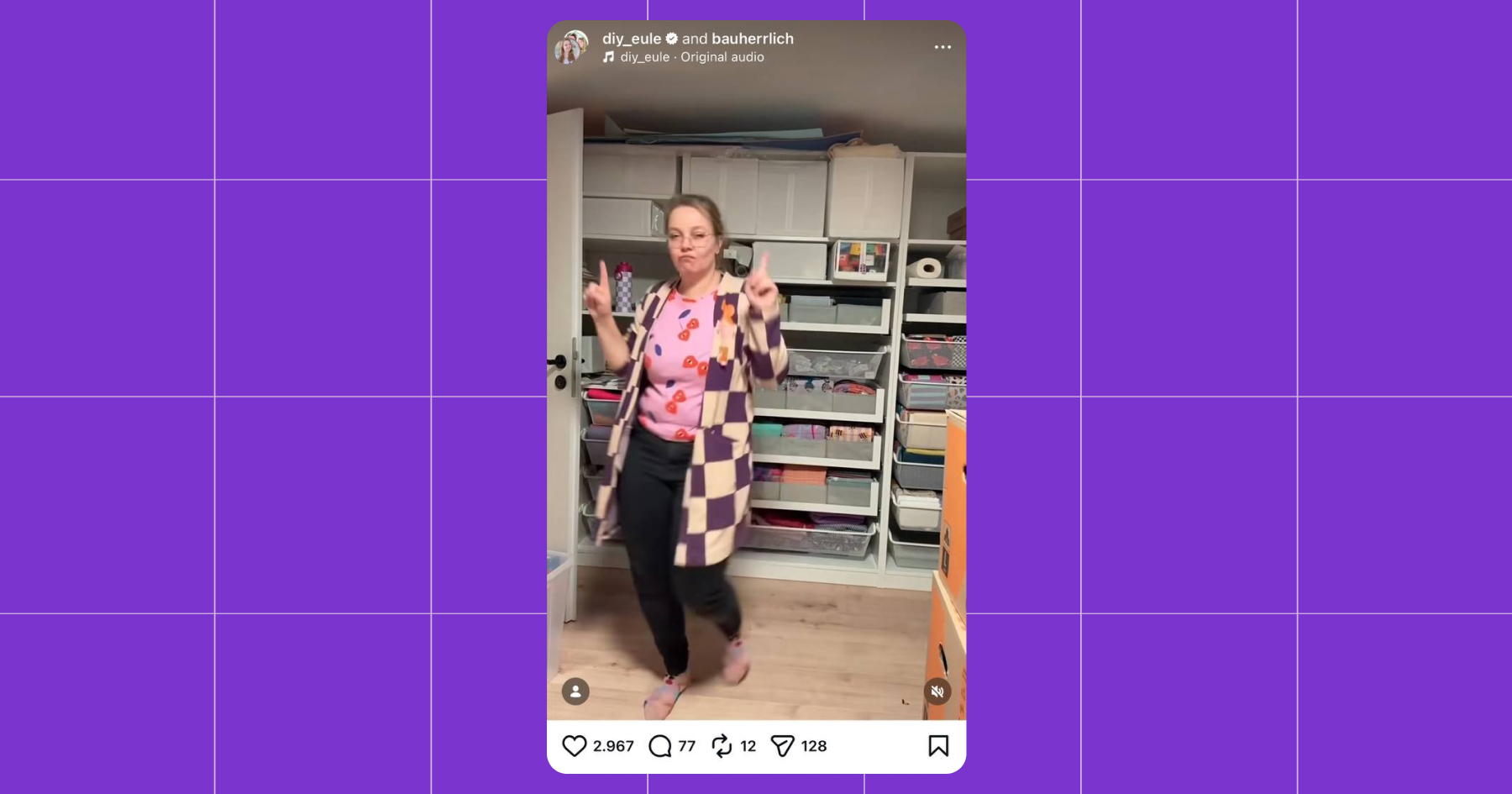 Captura de tela de Nastasia Mohren sendo uma pessoa real e bagunçada.