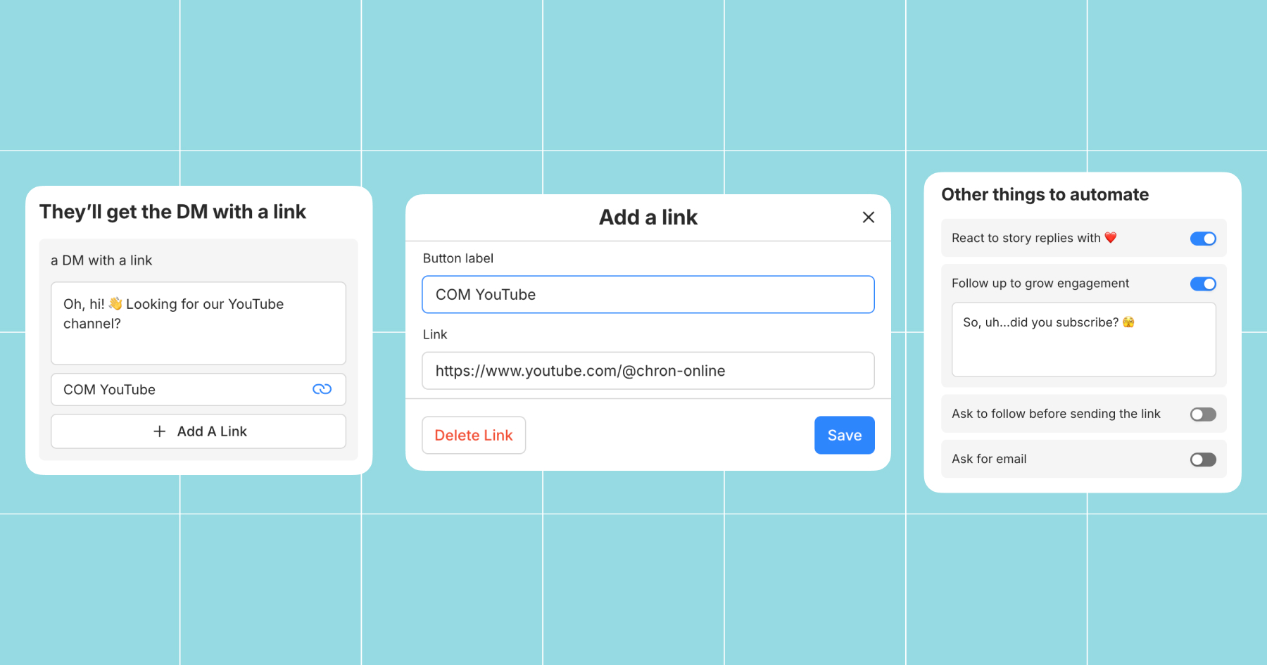 Screenshot of story reply options 