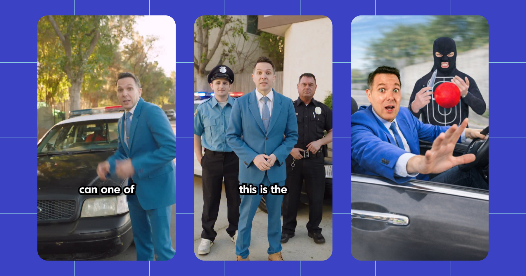 Screenshots of Law by Mike on Instagram 