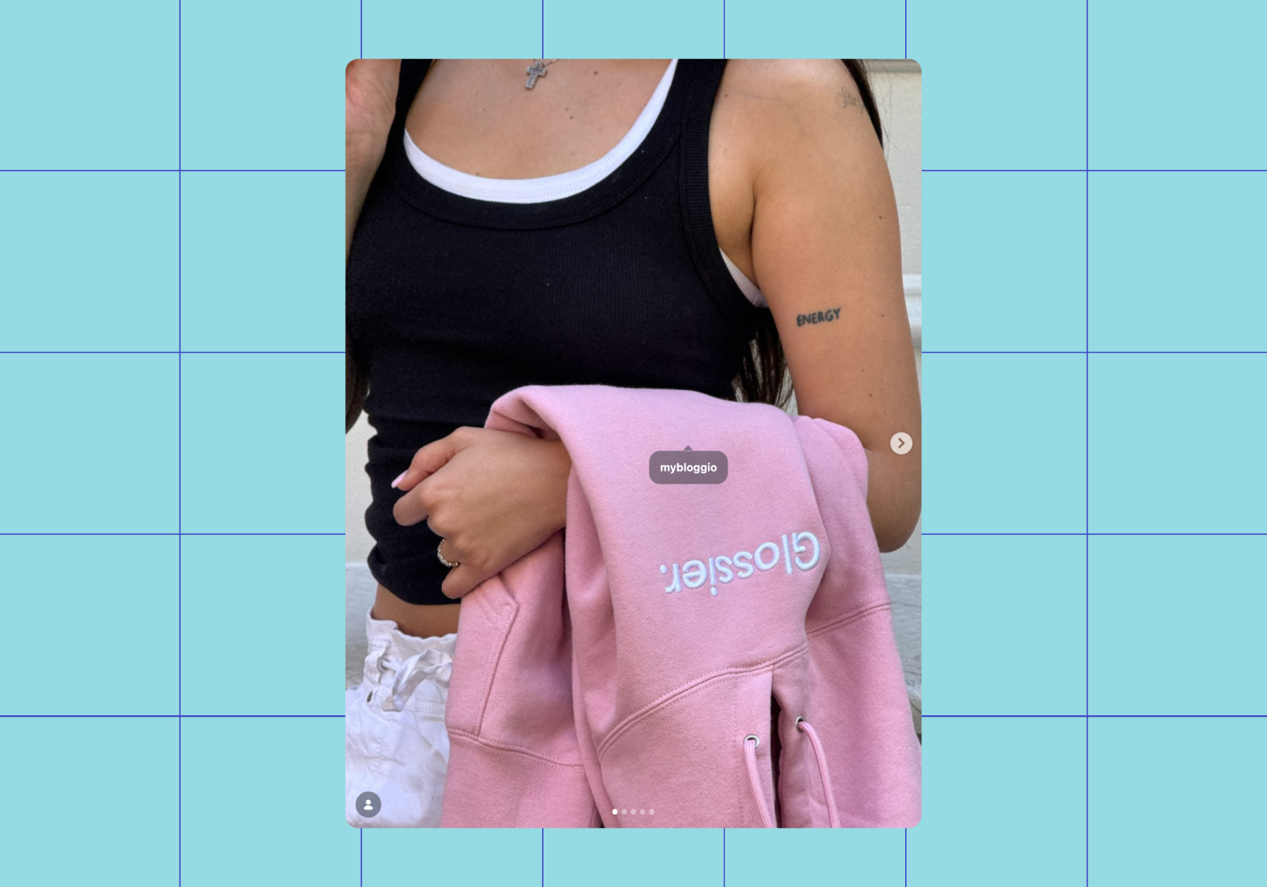 Glossier Instagram post 