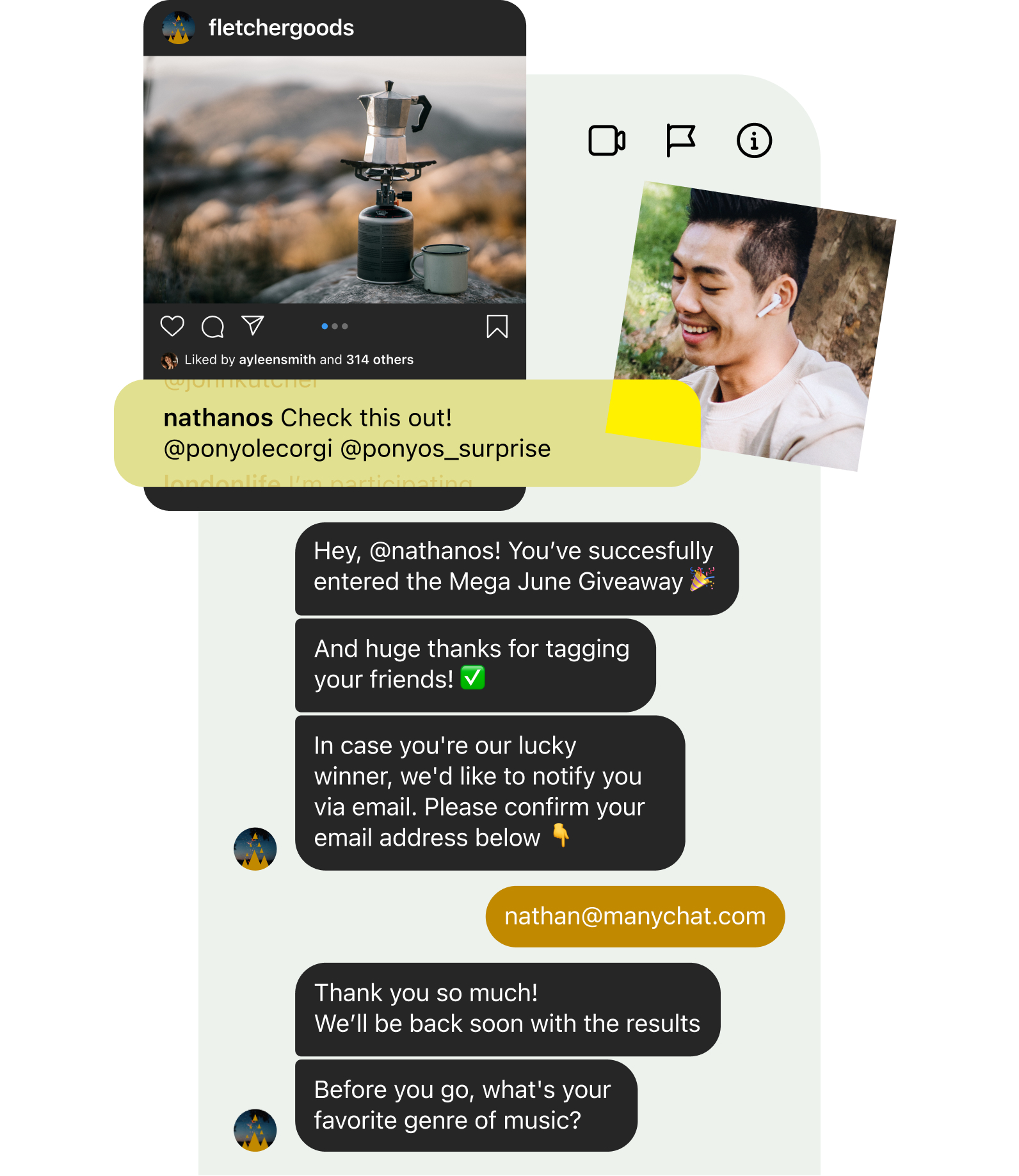 Feed posts image