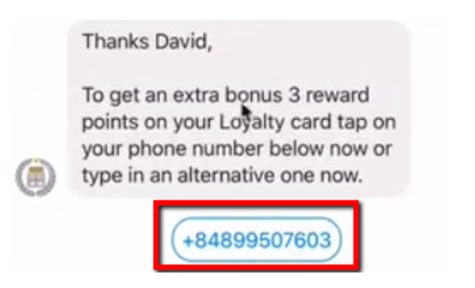 manychat message example for collecting phone numbers