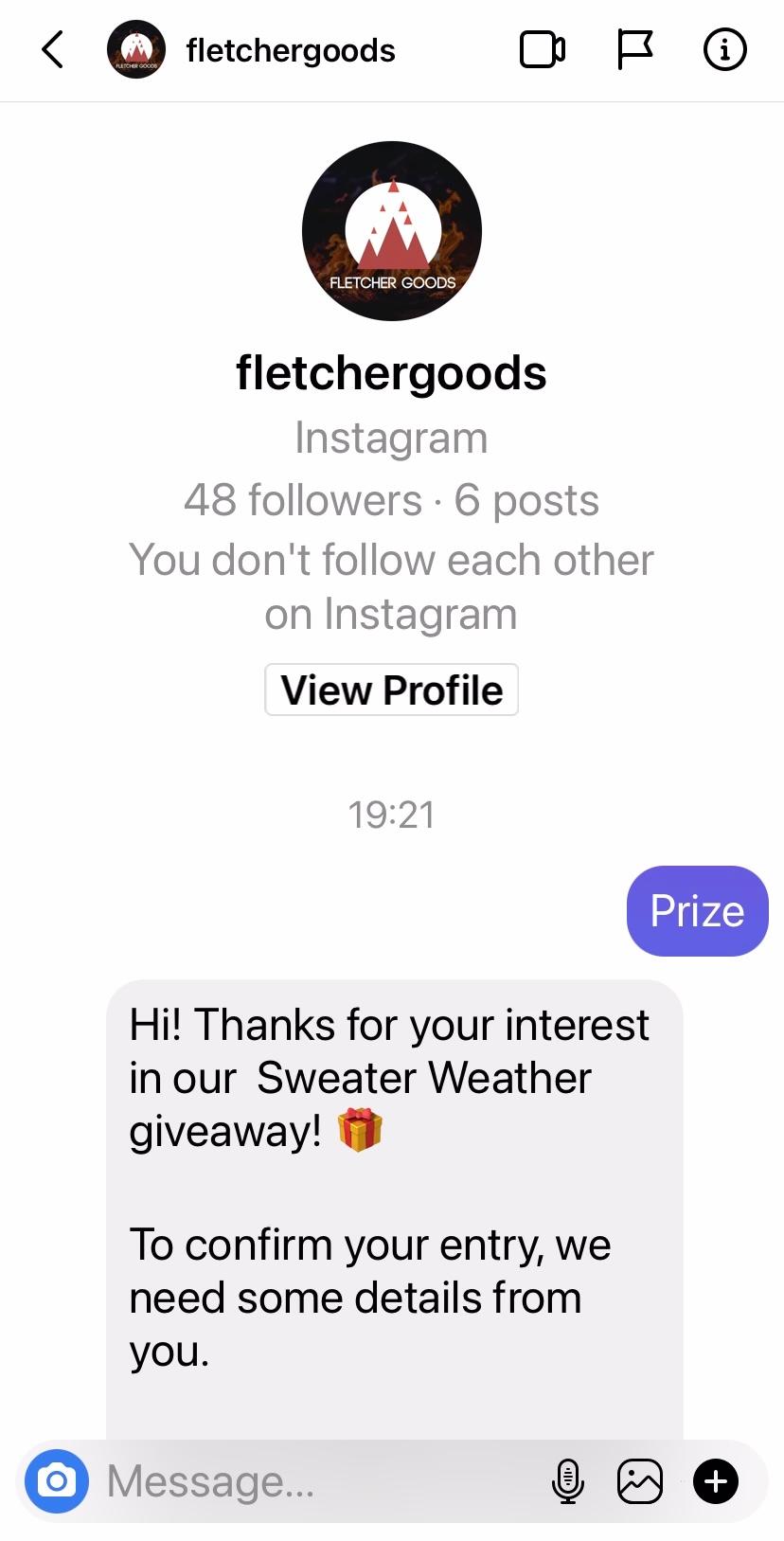 giveaway idea