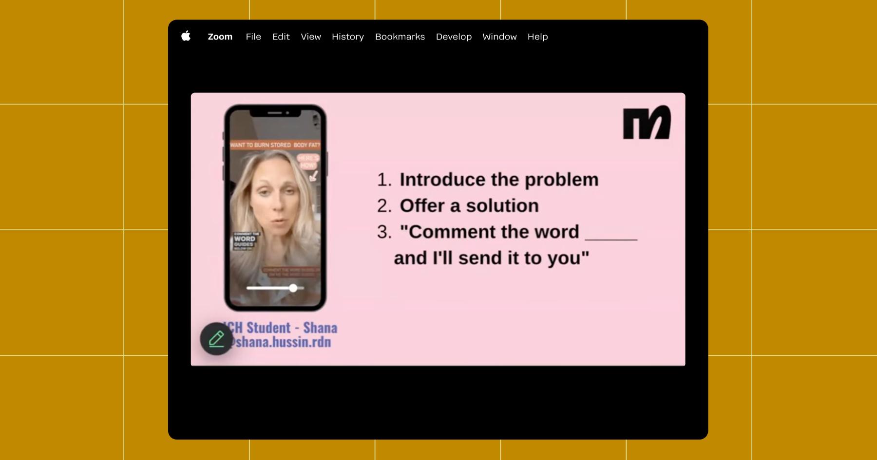 Screenshot of Brock Johnson example 