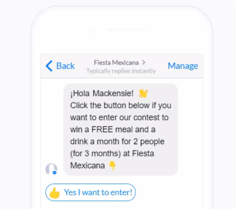 Strategy #4 Conversational Ads Example | Social Media Strategies for Restaurants