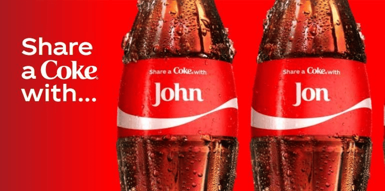 Coca Cola example of Brand Awareness