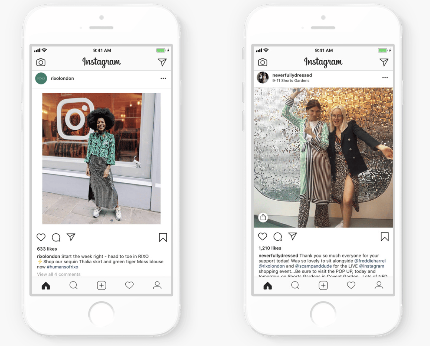 instagram pop-up shop