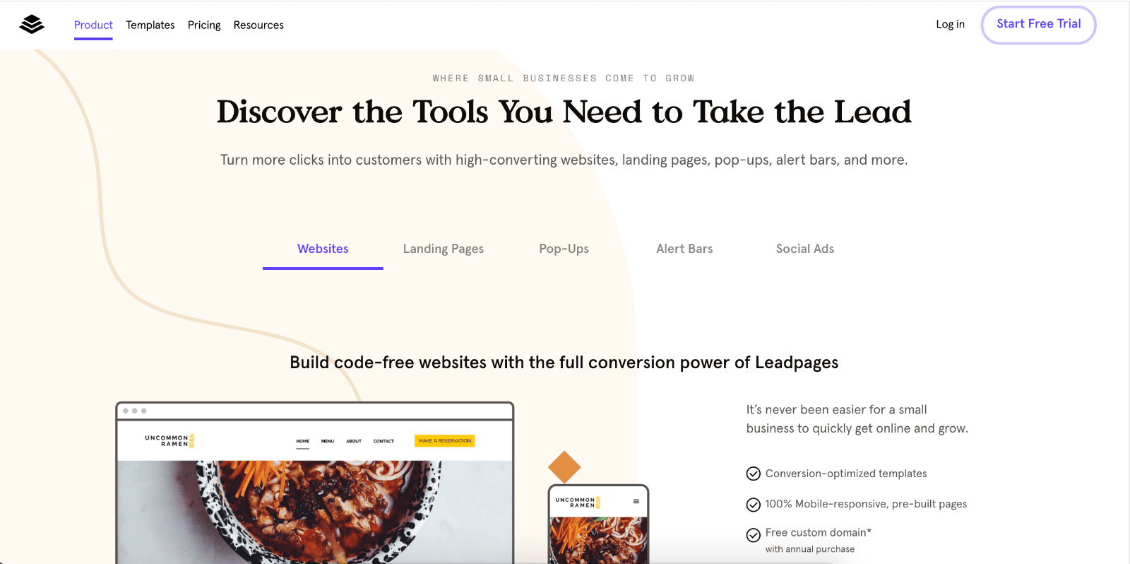 Leadpages | 10 Most Innovative Lead Generation Tools for 2019 