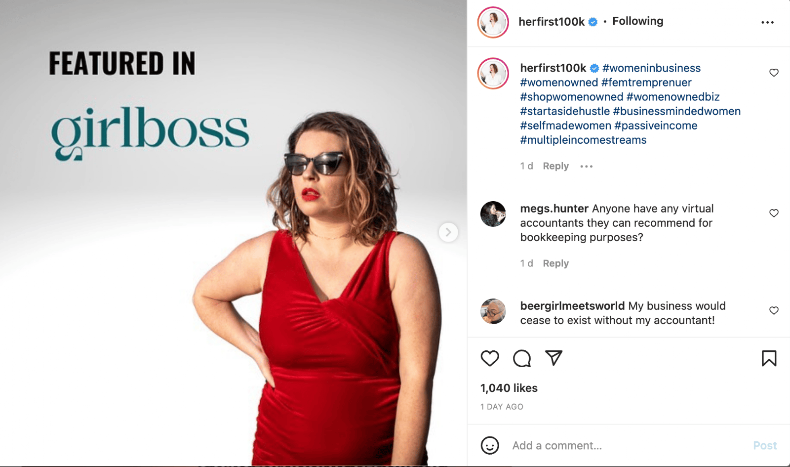 instagram plateau example