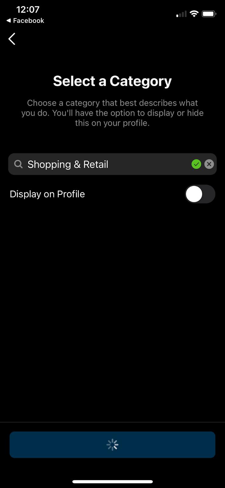 facebook profile settings