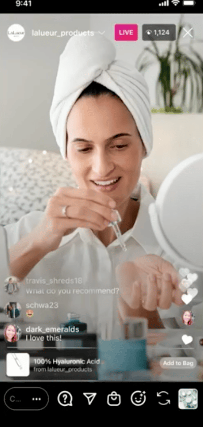 Instagram example