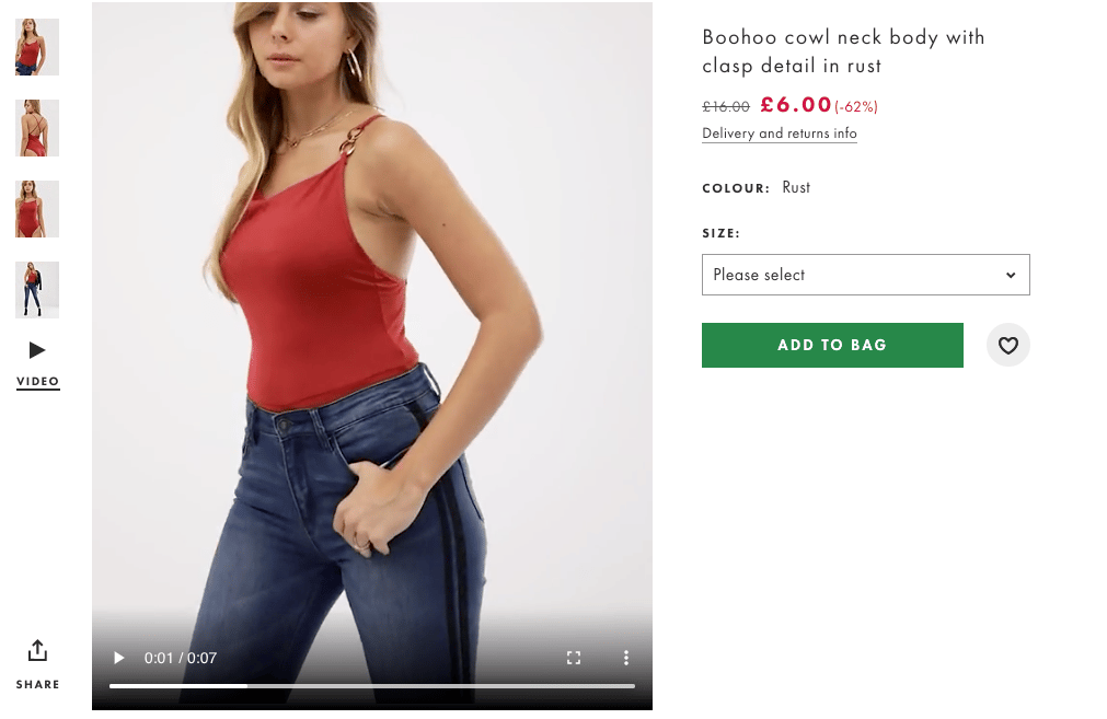 product page