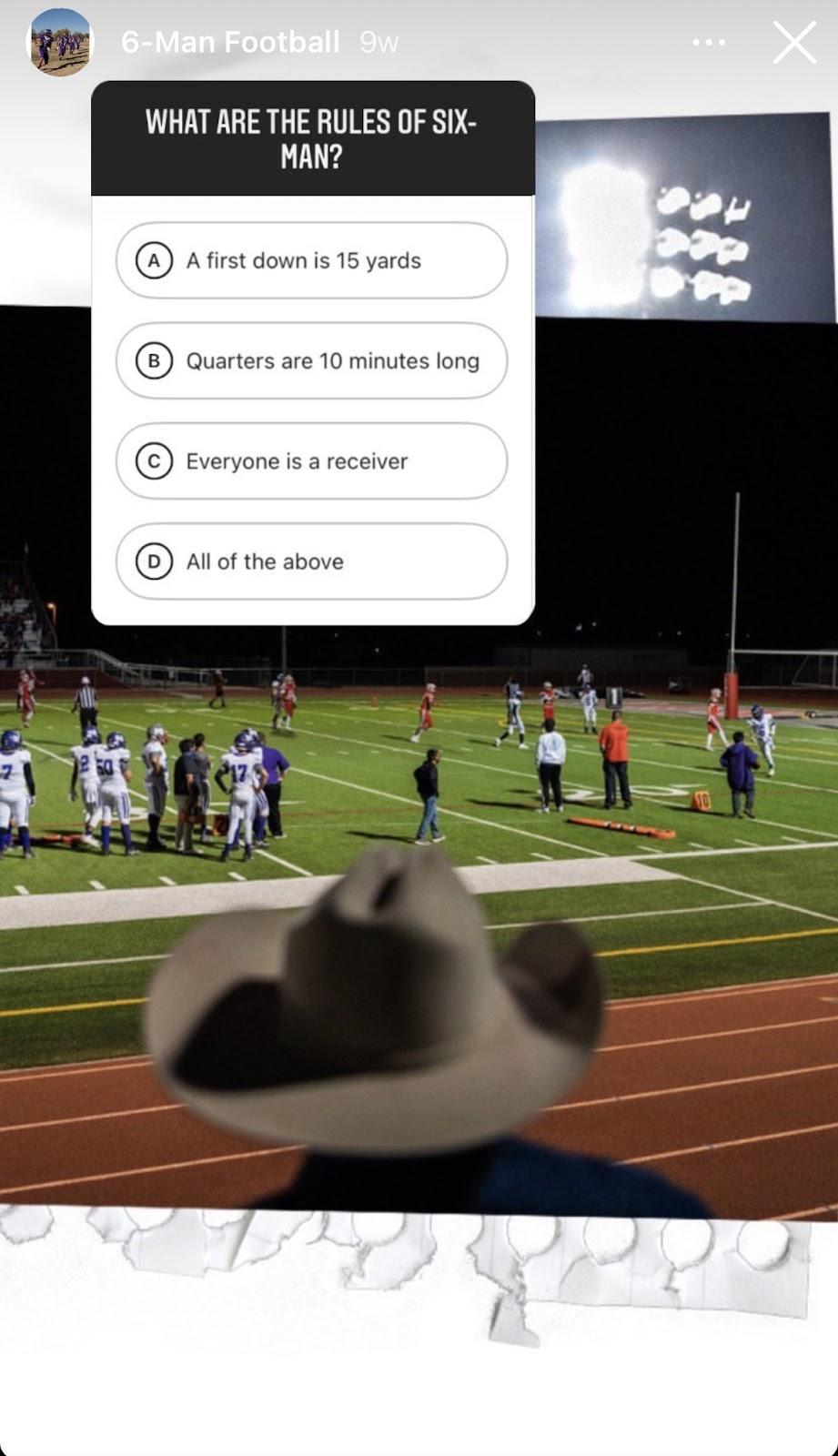 instagram poll sticker example