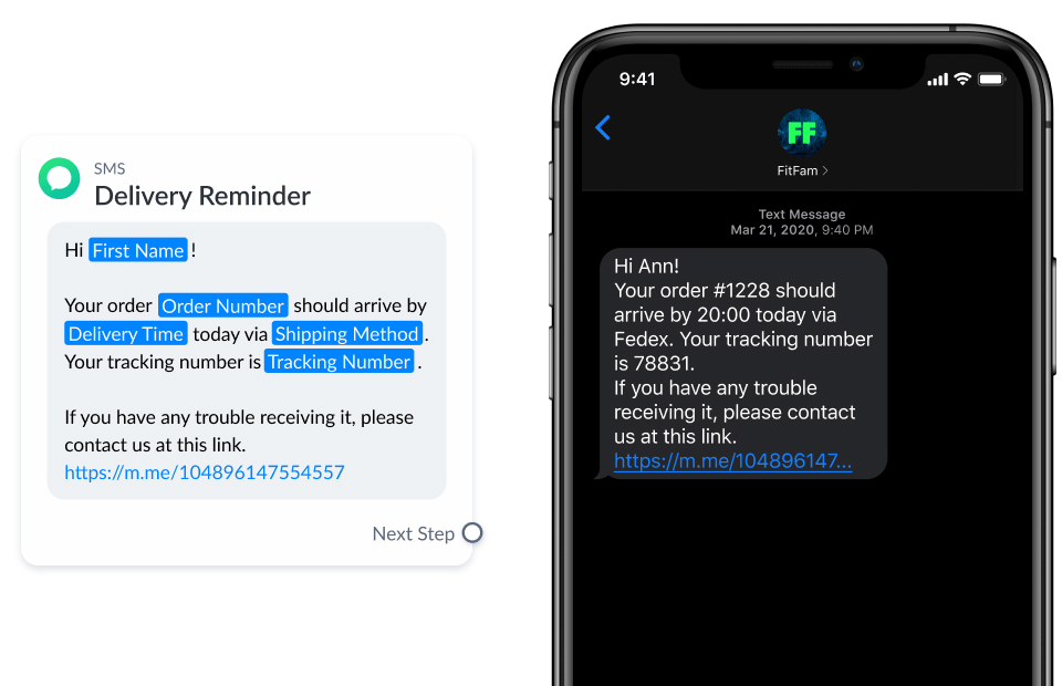 Order confirmation