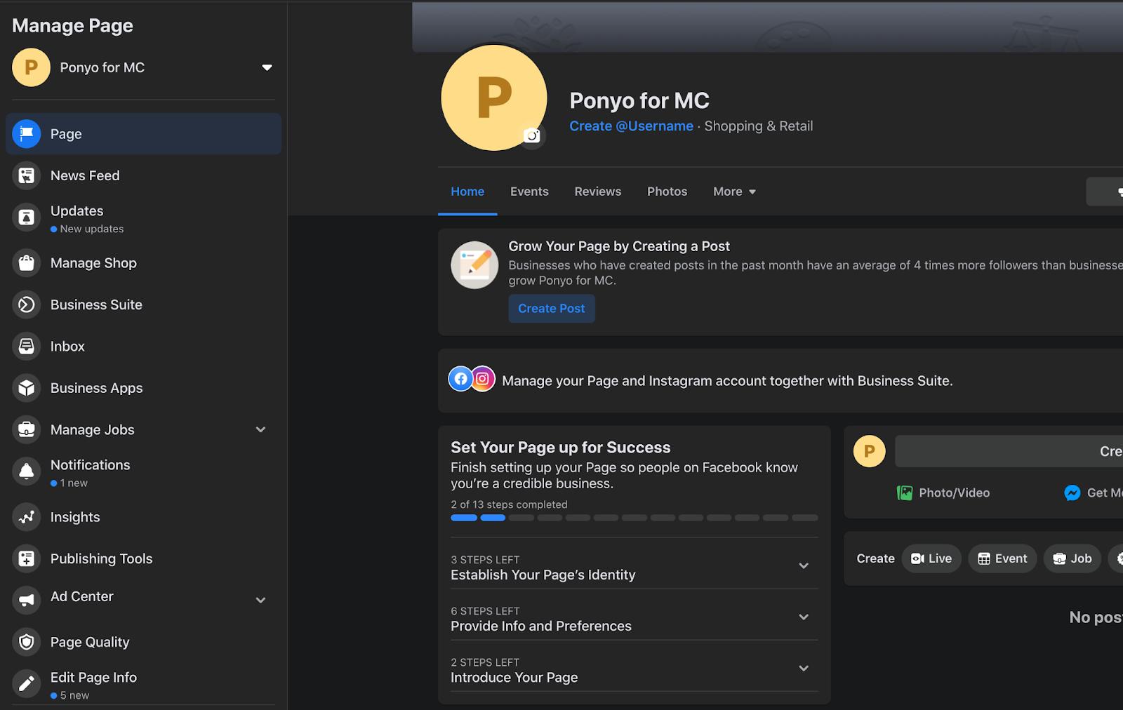 page name details