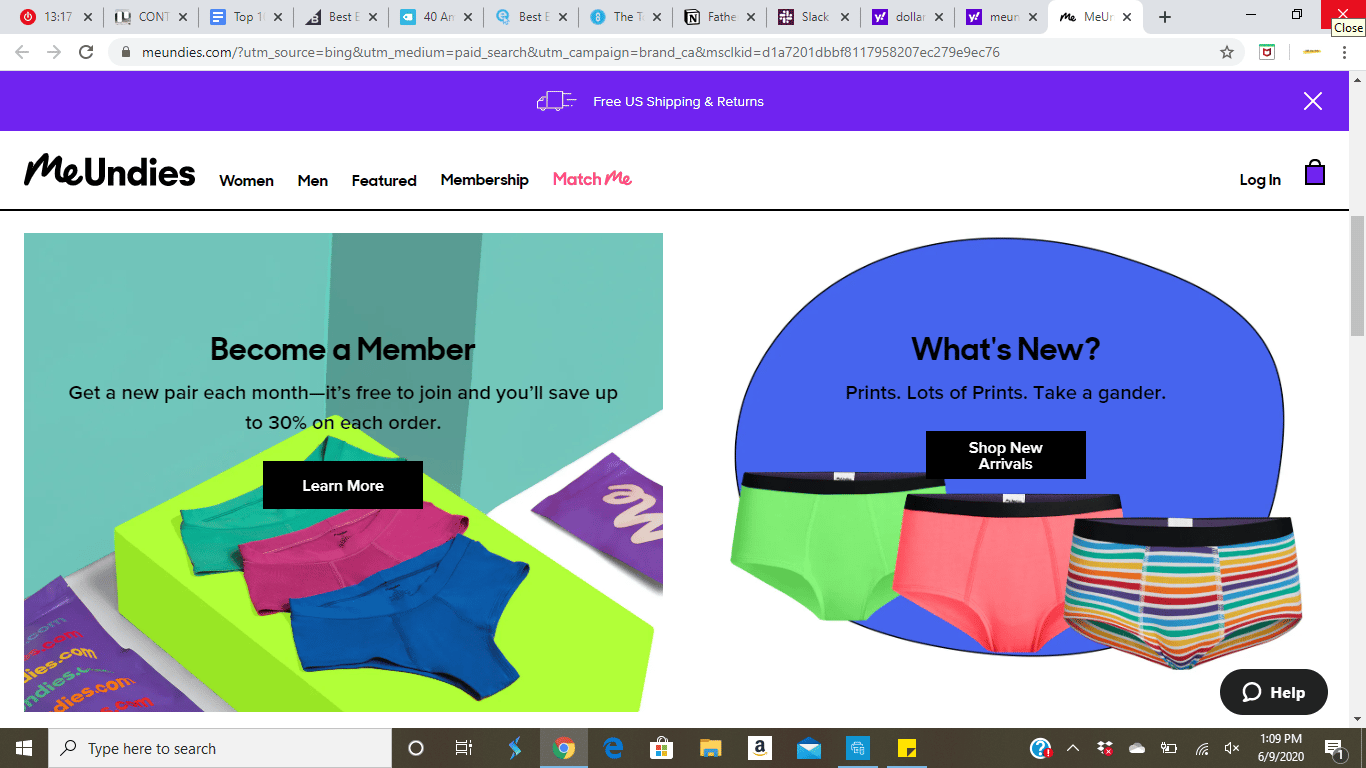meundies website