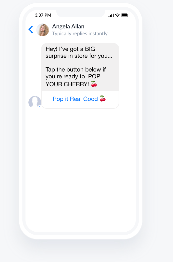 sponsored message example