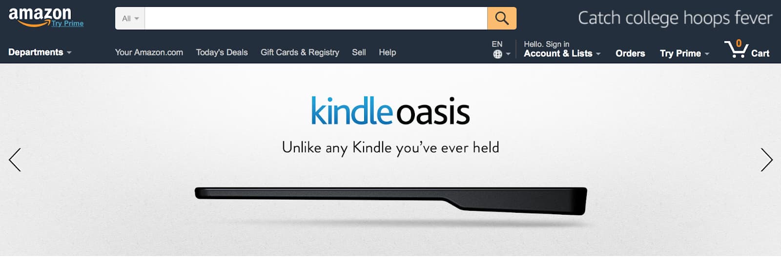 Amazon Prime Example