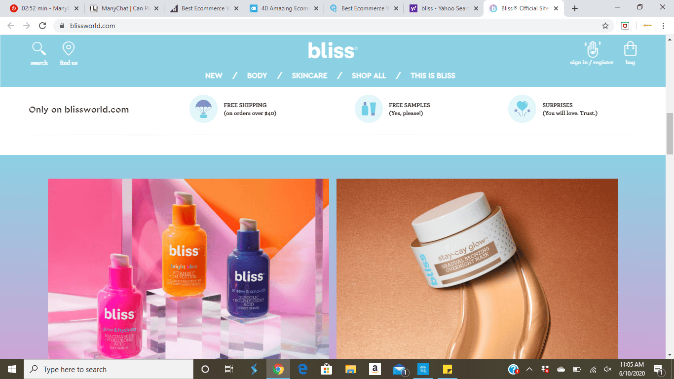 bliss website