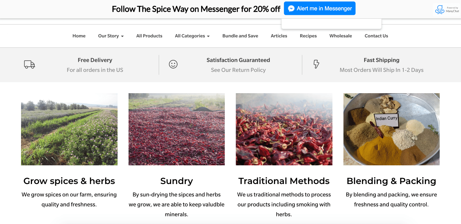 20% off discount using Bar opt-in widget