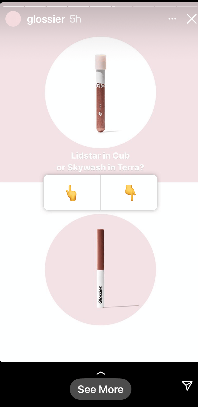 glossier instagram