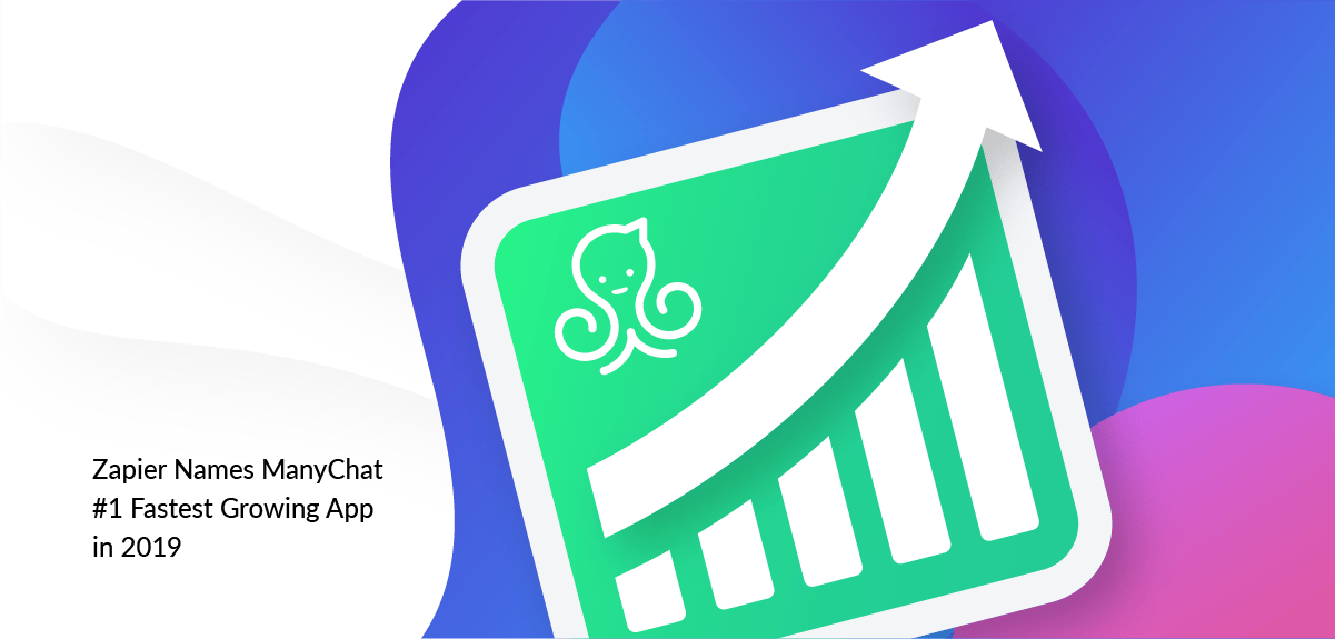 Zapier Names Manychat #1 Fastest Growing App in 2019