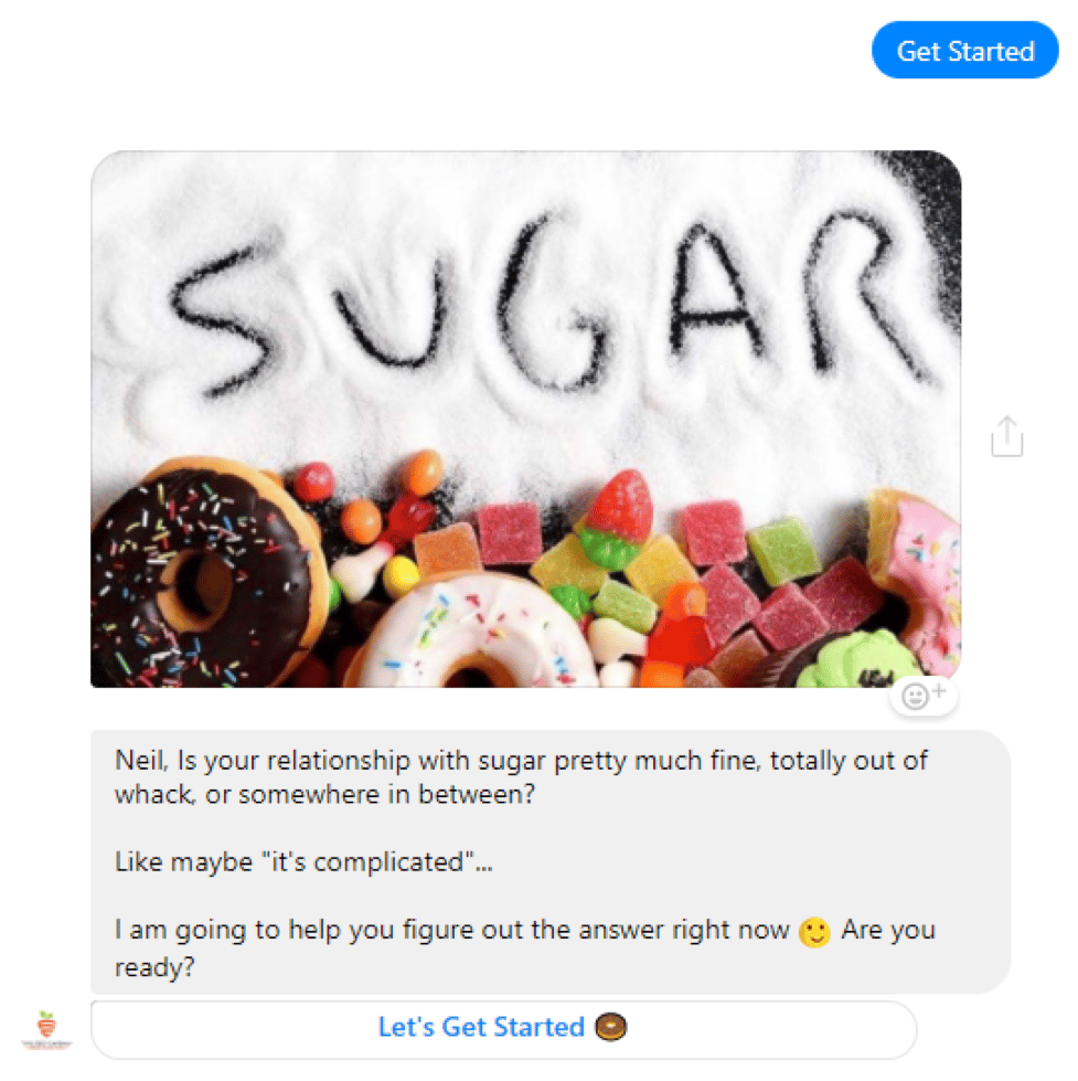Civilized Caveman Facebook Chatbot Example