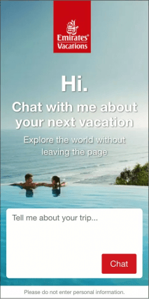 Display Ad Chatbot Example