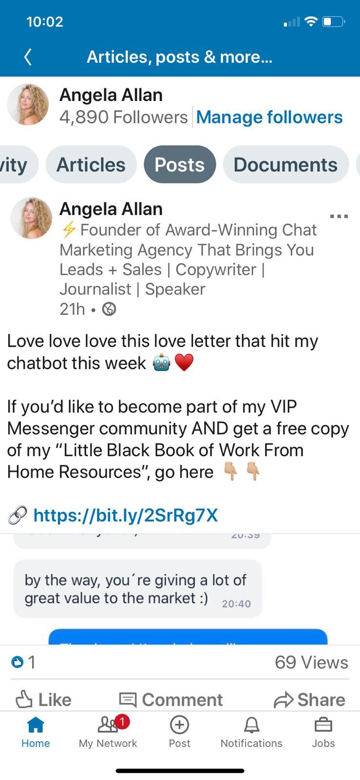 Using Manychat with LinkedIn