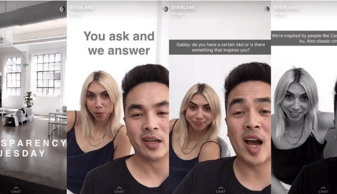 Going behind the scenes for social media campaigns