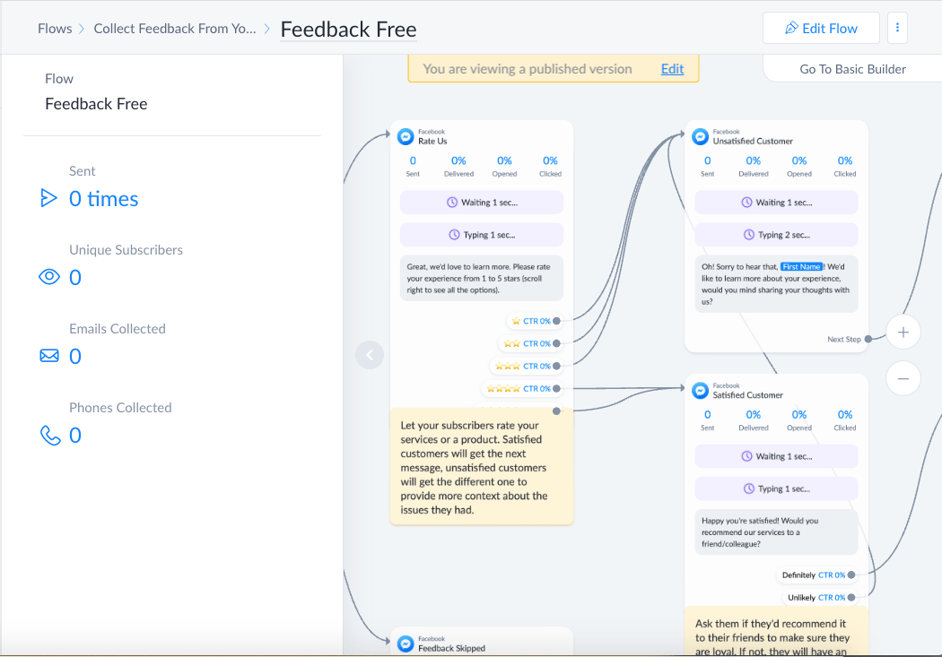 chatbot flow