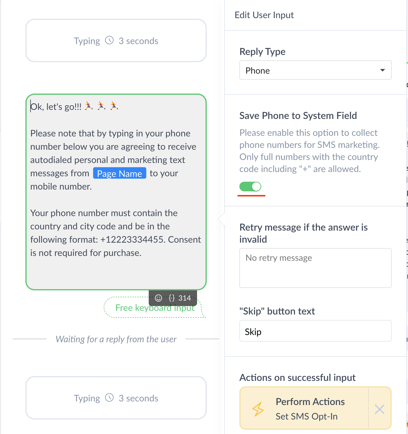 Sample Opt In Text Message