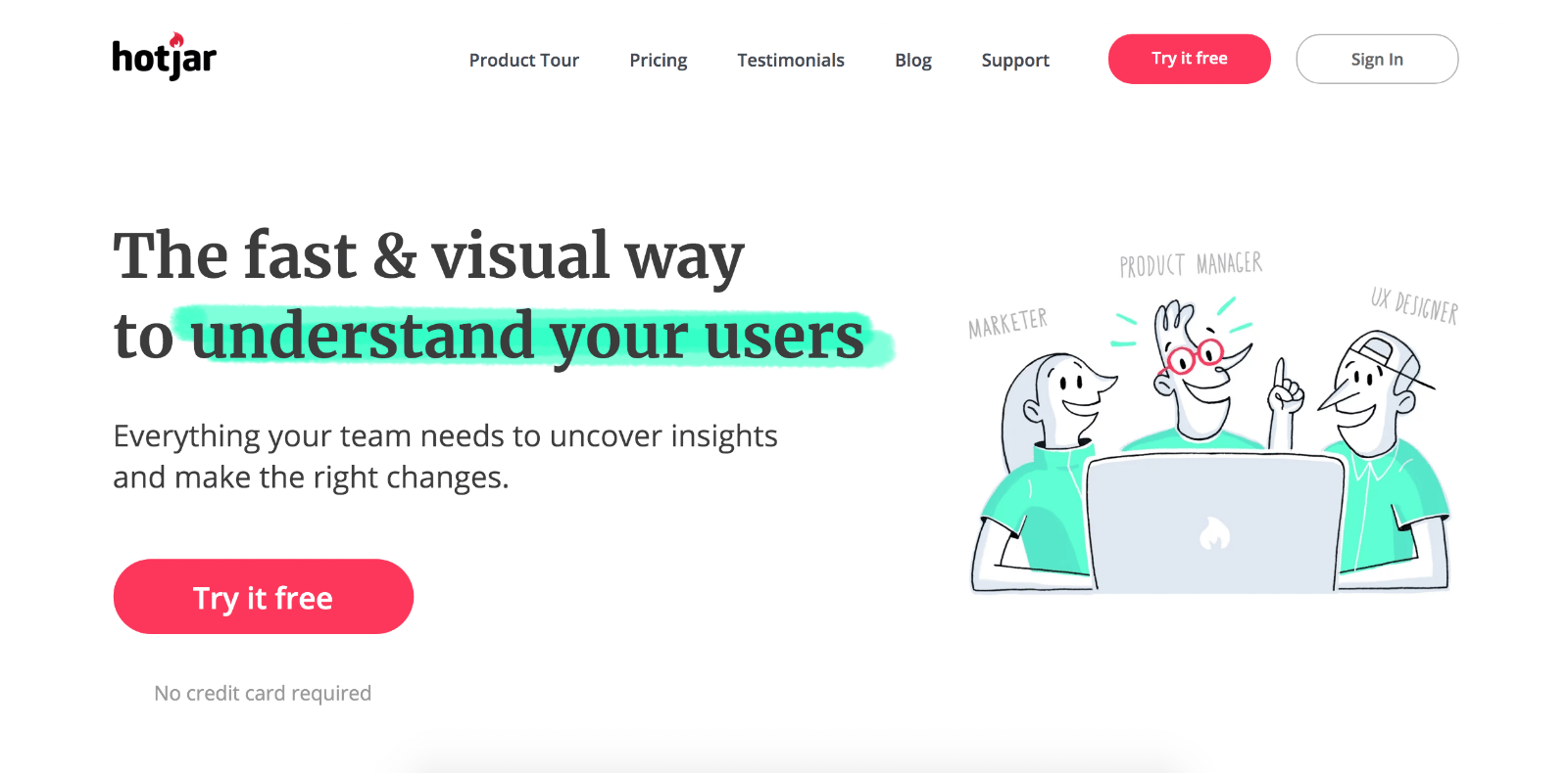 HotJar is the thirteenth Best B2B Lead Generation Tool example | The article is 21 of the Best B2B Lead Generation Tools for 2020