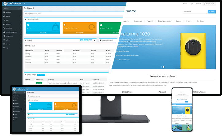 nopCommerce open source ecommerce platform