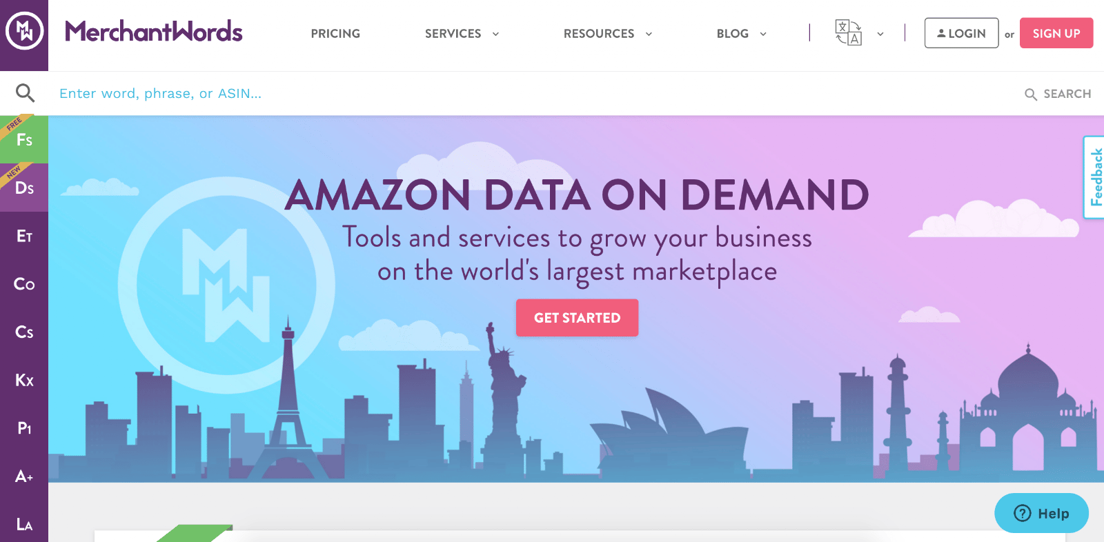 MerchantWords Amazon data