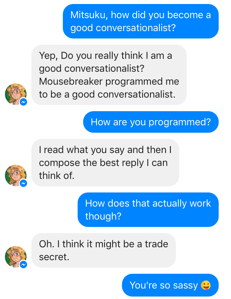 Advanced Chatbot Customer Service Conversation