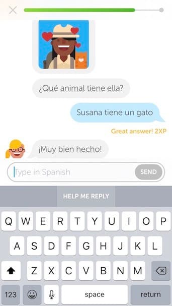 Duolingo Chatbot Example