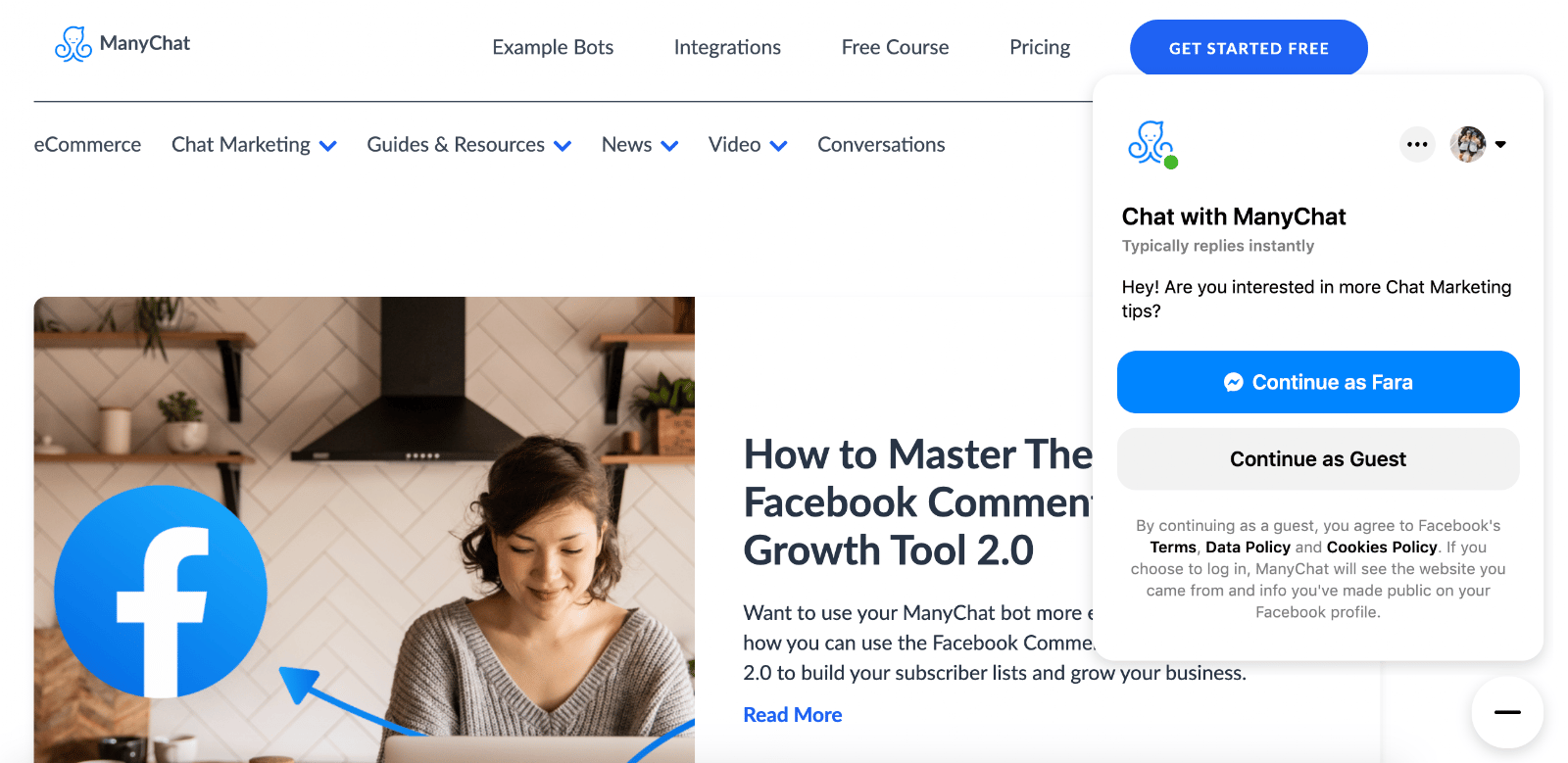 Facebook Chat Plugin