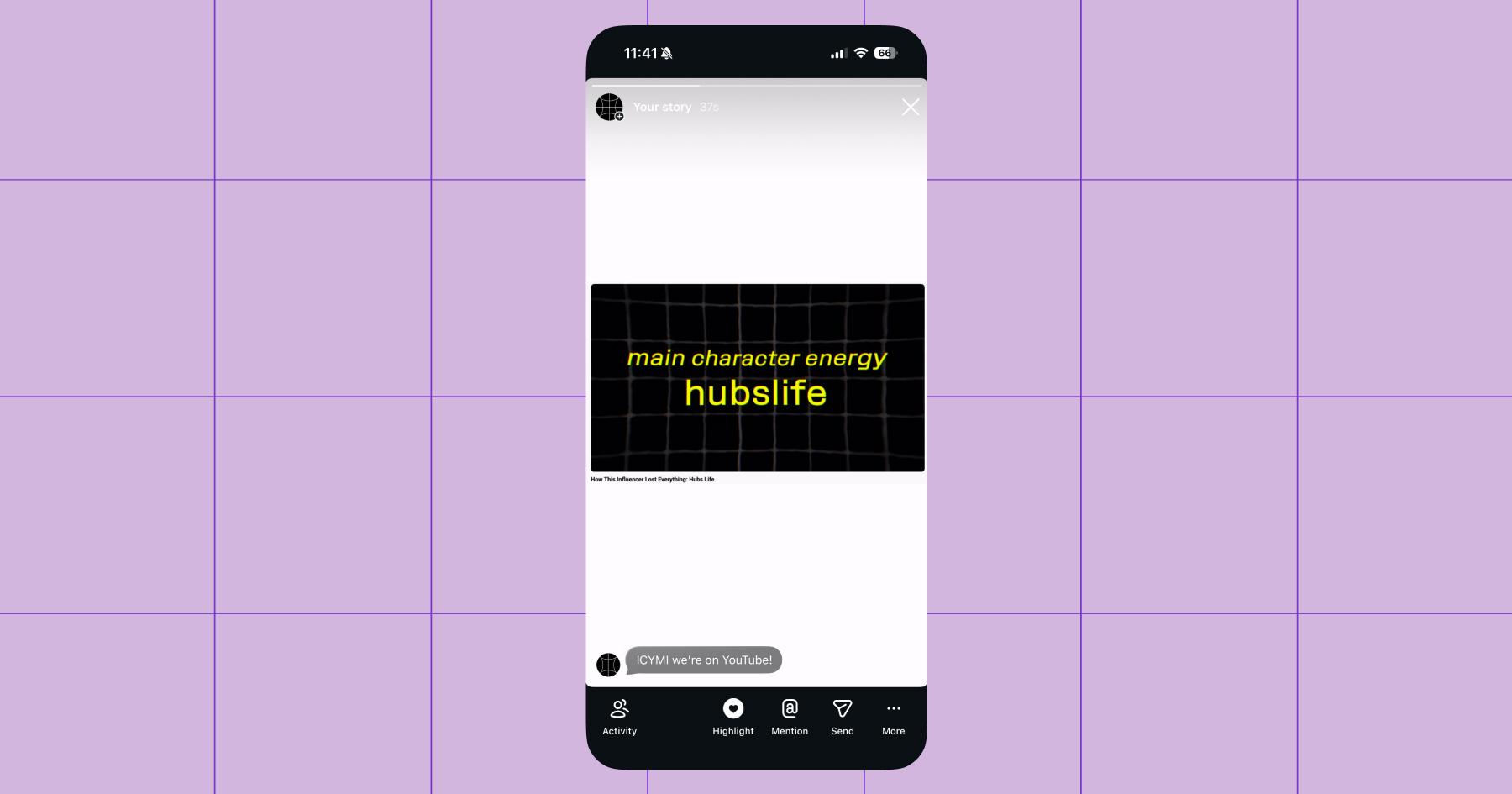 Screenshot of the Manychat Chronically Online Magazine Instagram