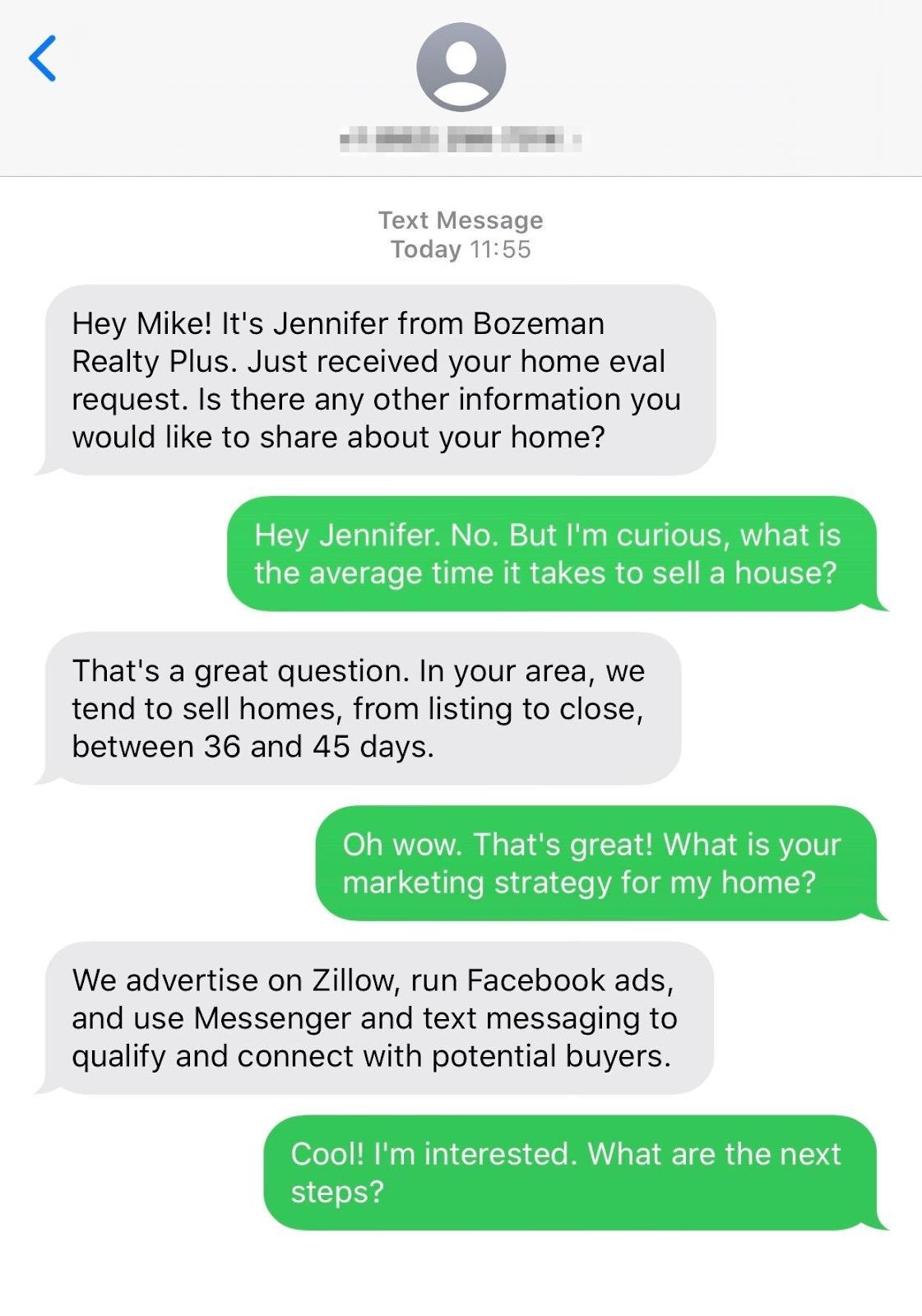 Real estate SMS marketing for sellers