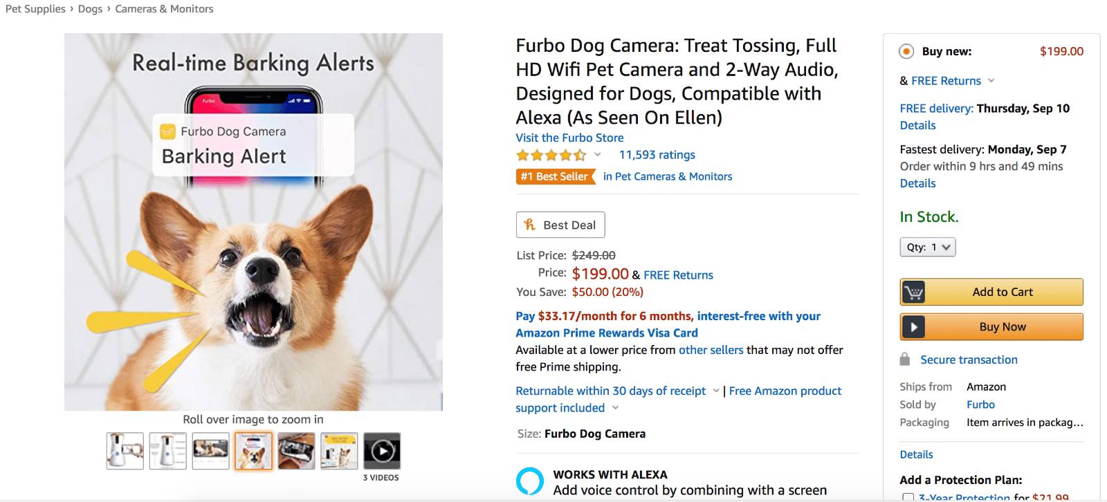 Amazon product listing optimization with image