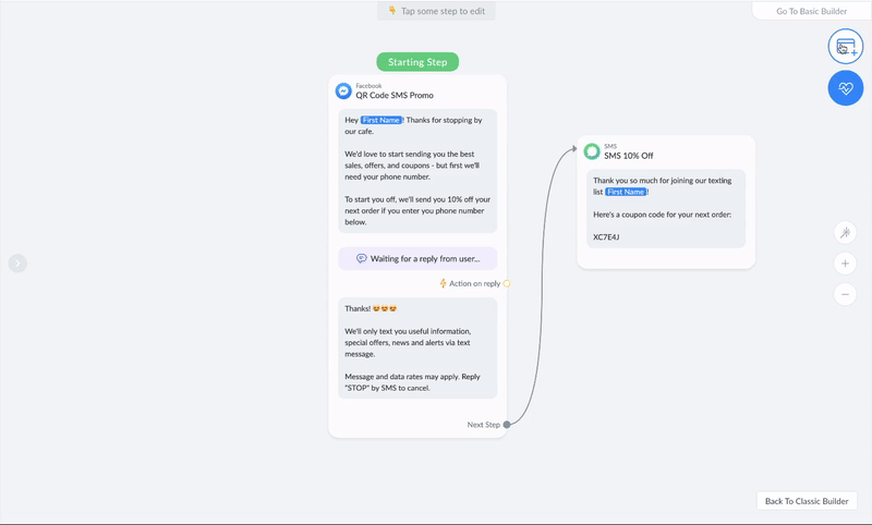 How to Create a QR Code in Manychat's Flow Builder