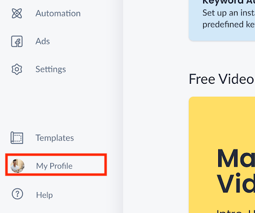 add instagram account to manychat
